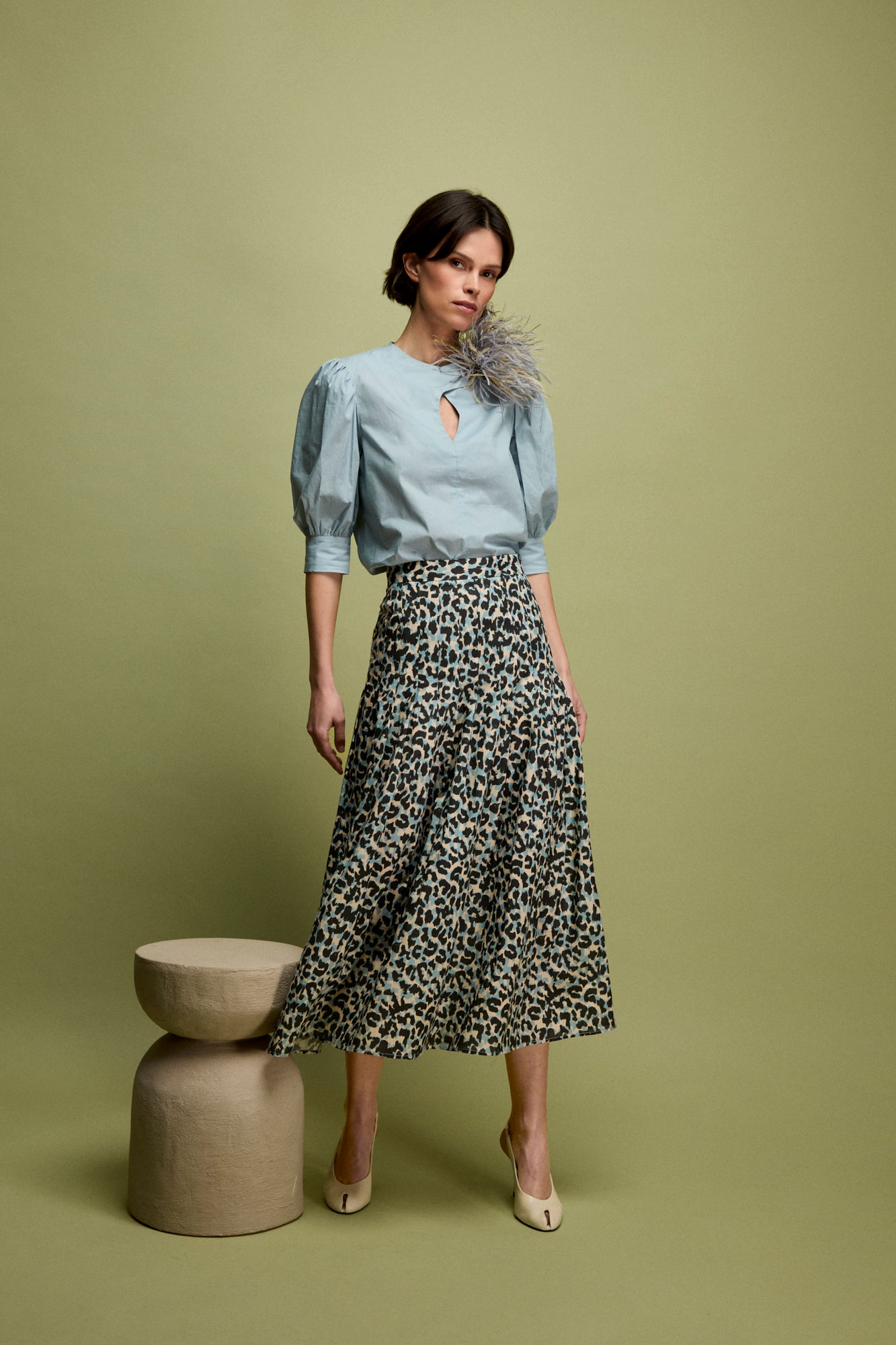 Falda Roberta animal print