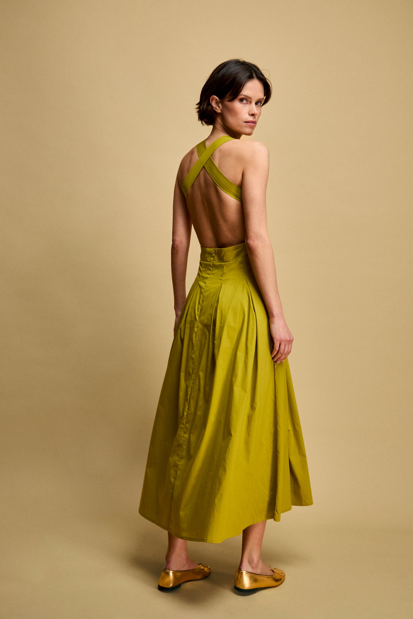 Vestido Anine Pistacho