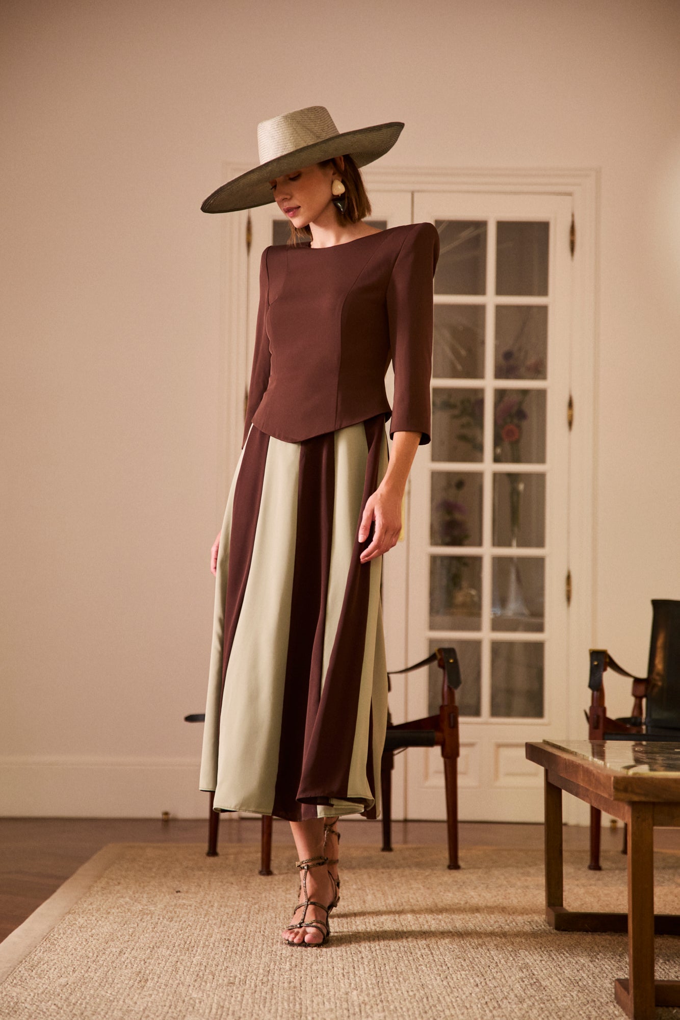 Vestido Julieta Marrón