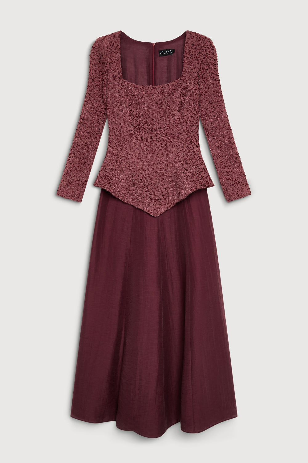 Vestido Leire cereza