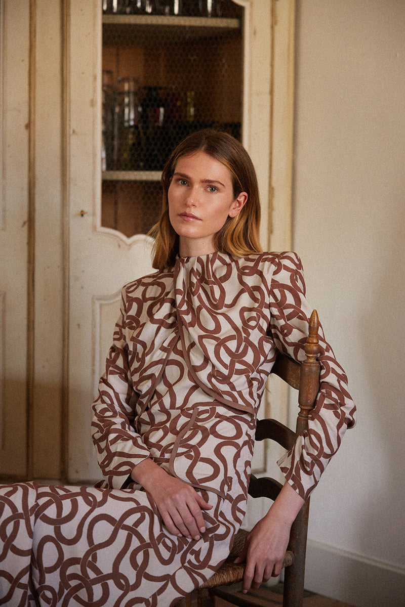 Natalia Printed Dress