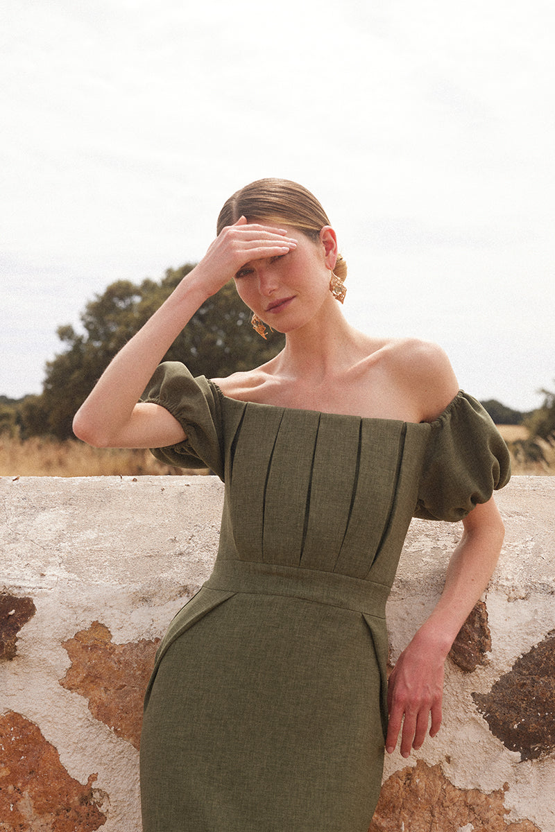 Vestido María verde