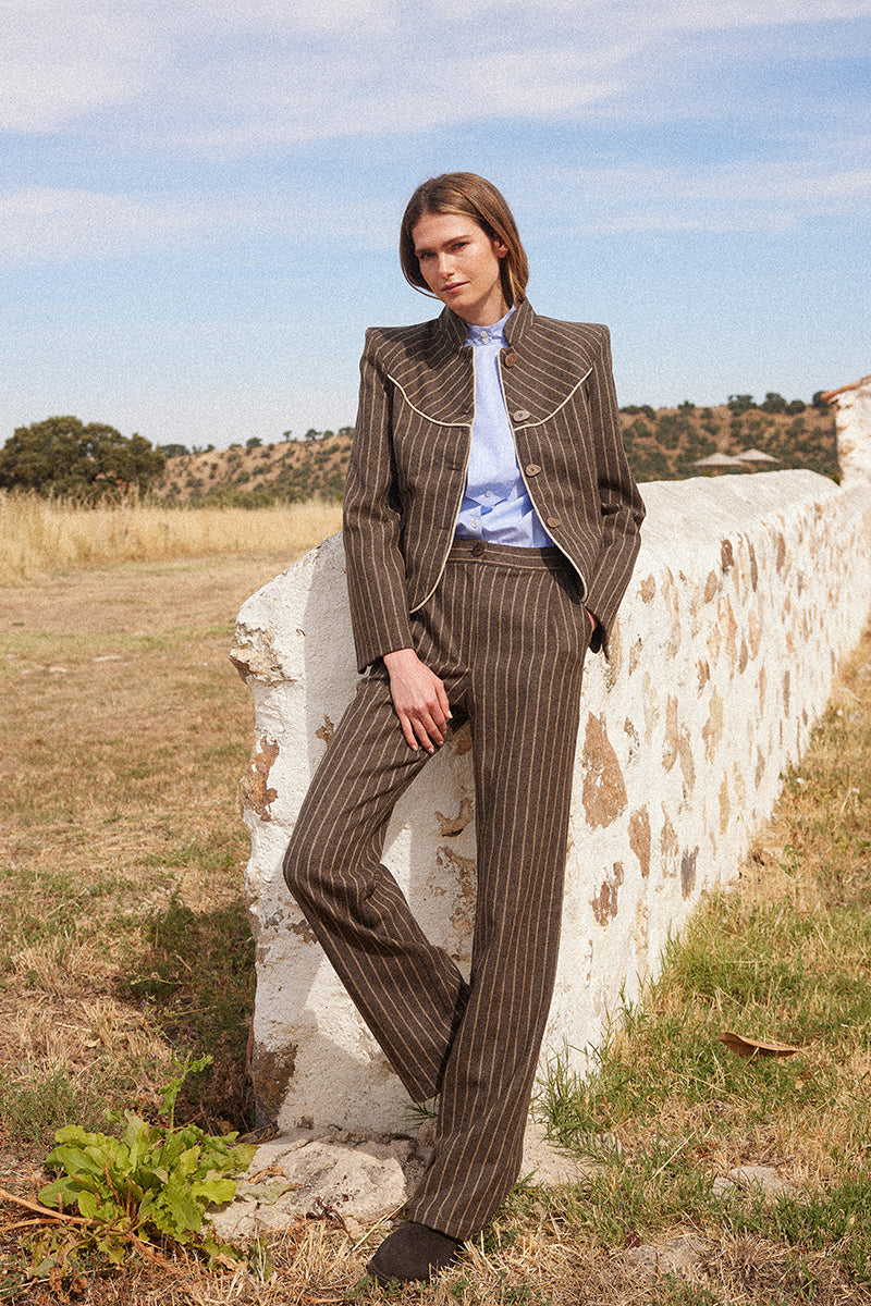 Pantalon-de-rayas-verdes