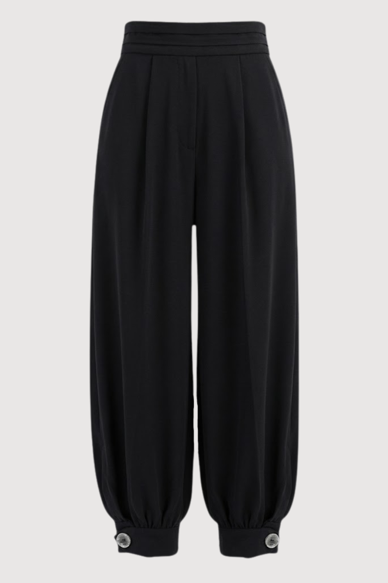 Pantalón negro ancho