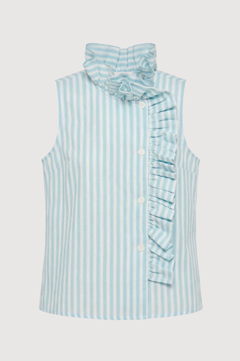 Camisa Volante Rayas
