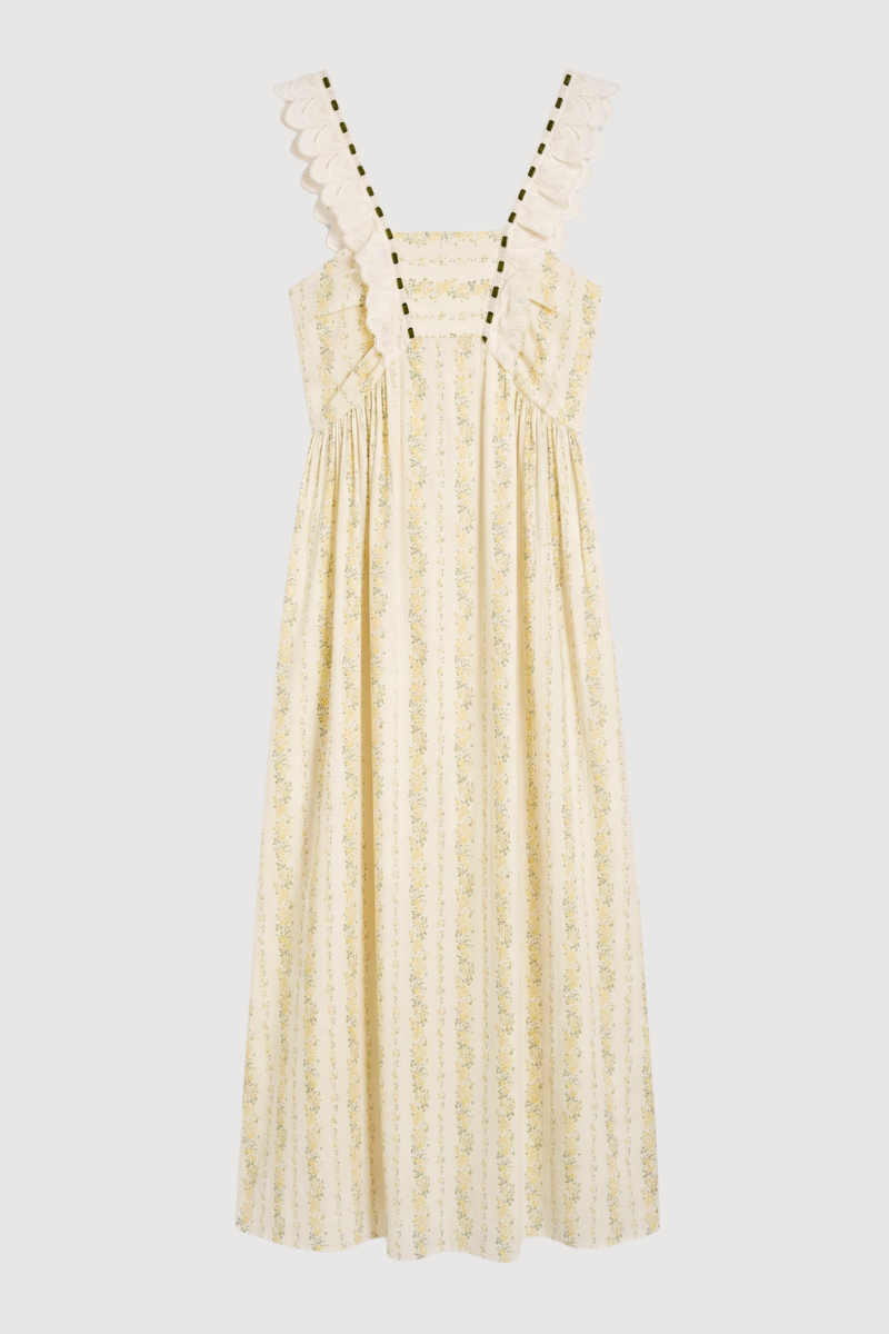 Camisón Flores Amarillas