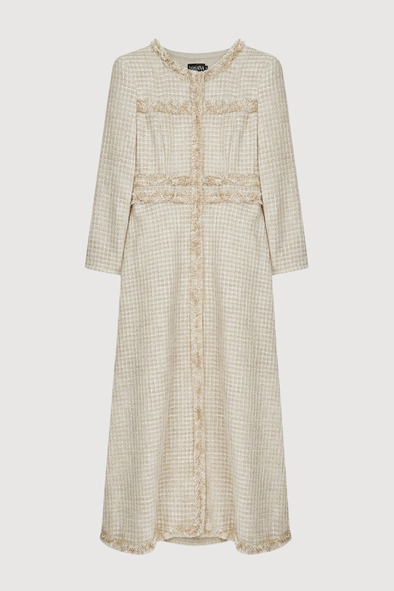Vestido Malena Crema