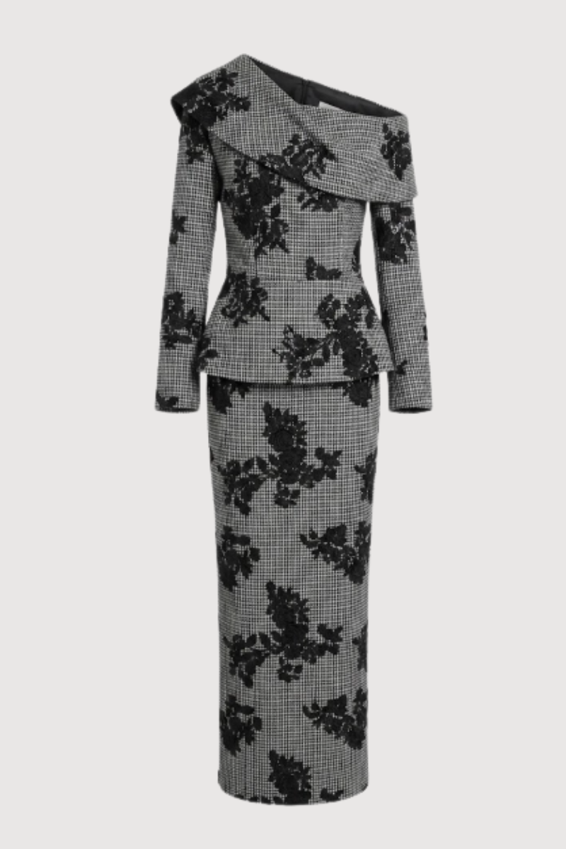 Vestido Luna con flores bordadas