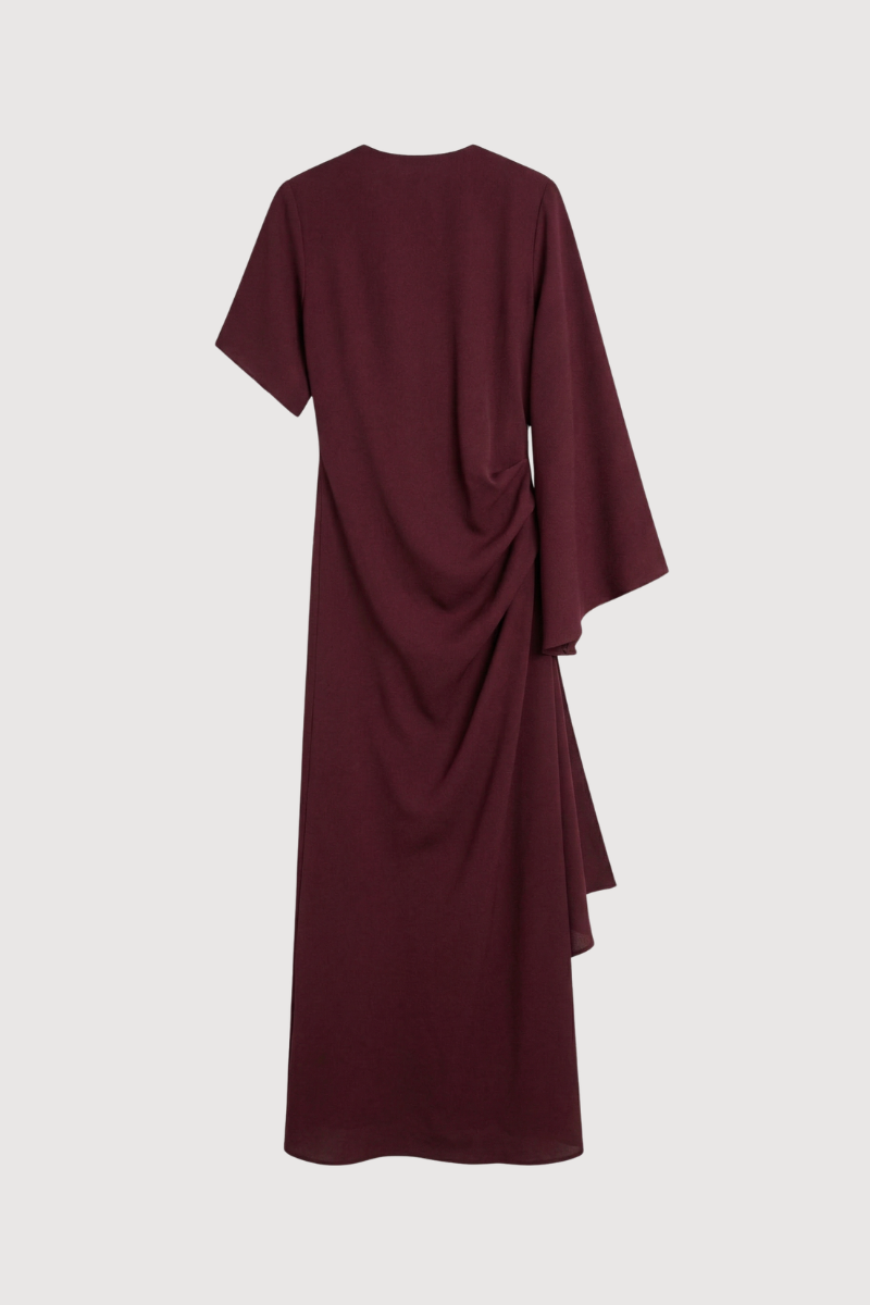 Vestido Fabrizia Berenjena