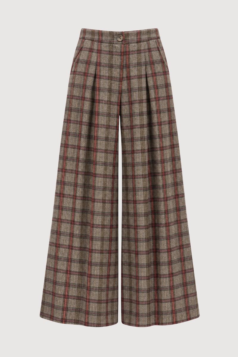 Pantalón Blas cuadros gris