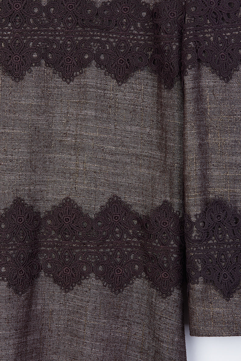 Vestido Gala Berenjena