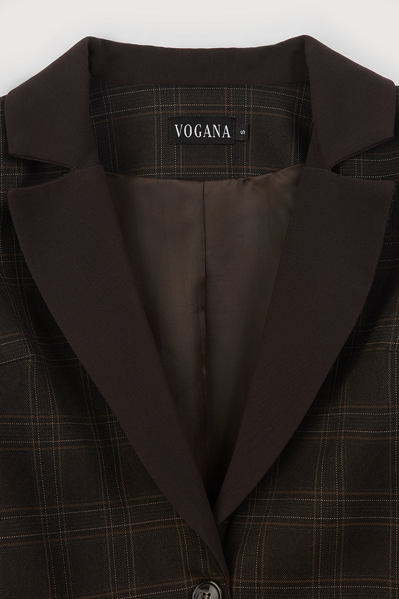 Chaqueta-marrón-mujer-con-hombreras 6