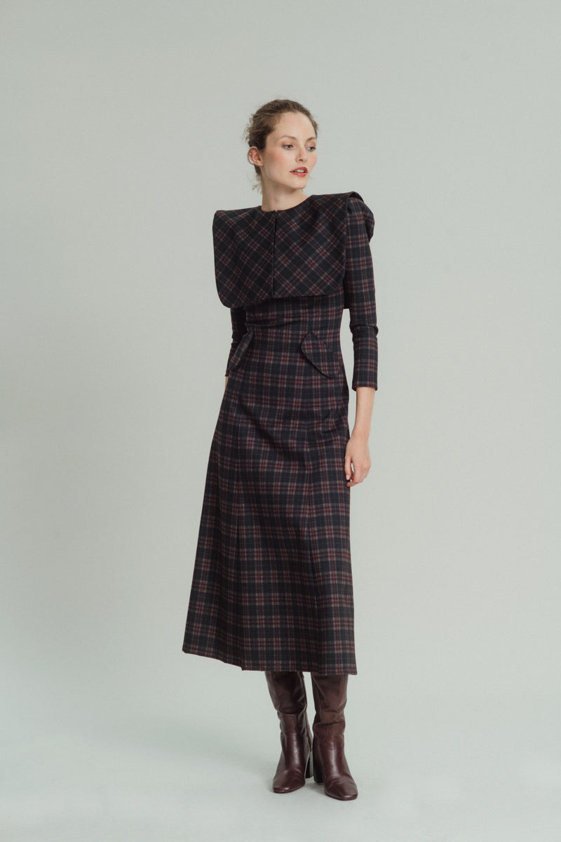 Babisa Plaid Dress