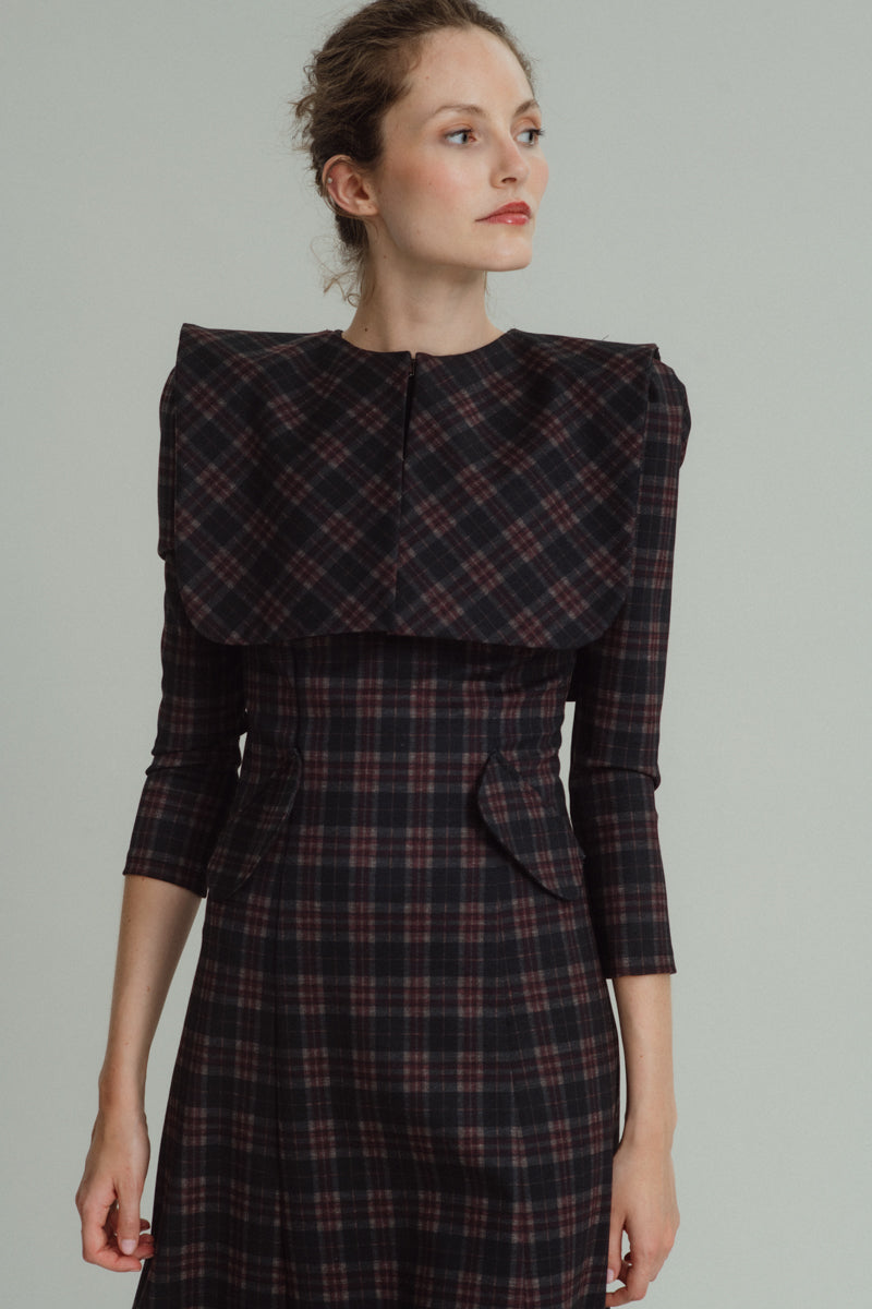 Babisa Plaid Dress