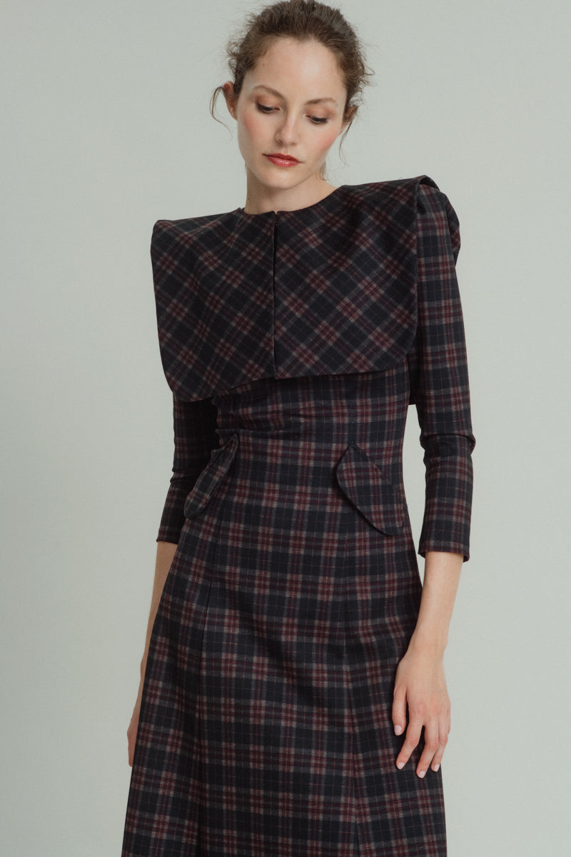 Babisa Plaid Dress