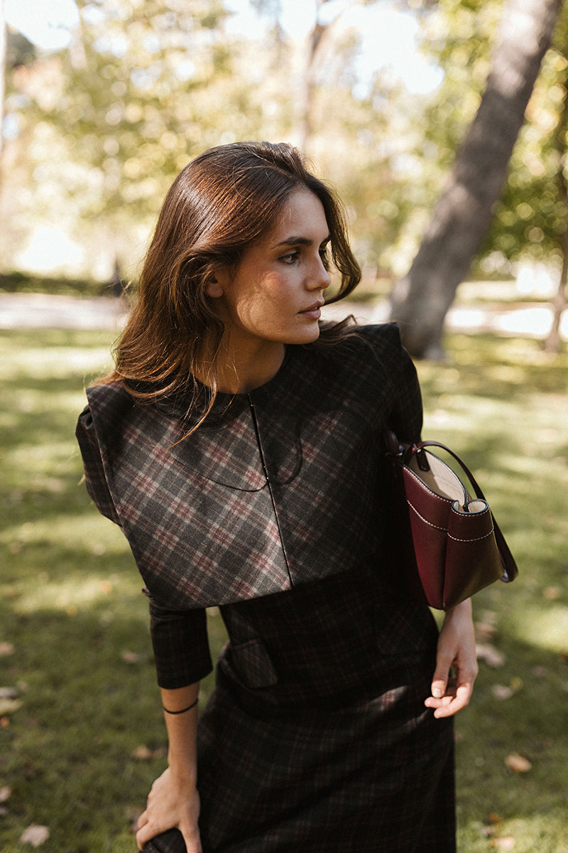 Babisa Plaid Dress