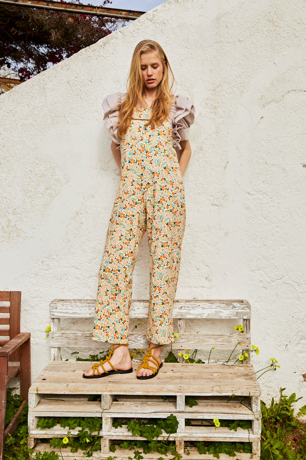 Flora Yellow Bib