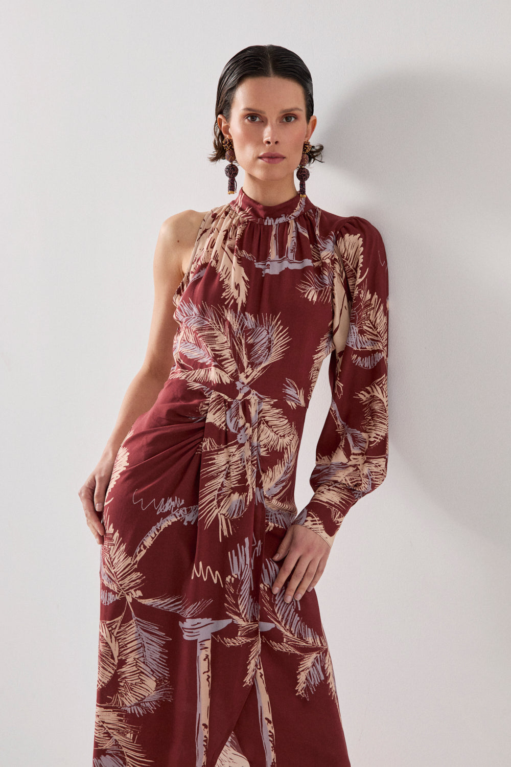 Vestido Pamela Burdeos