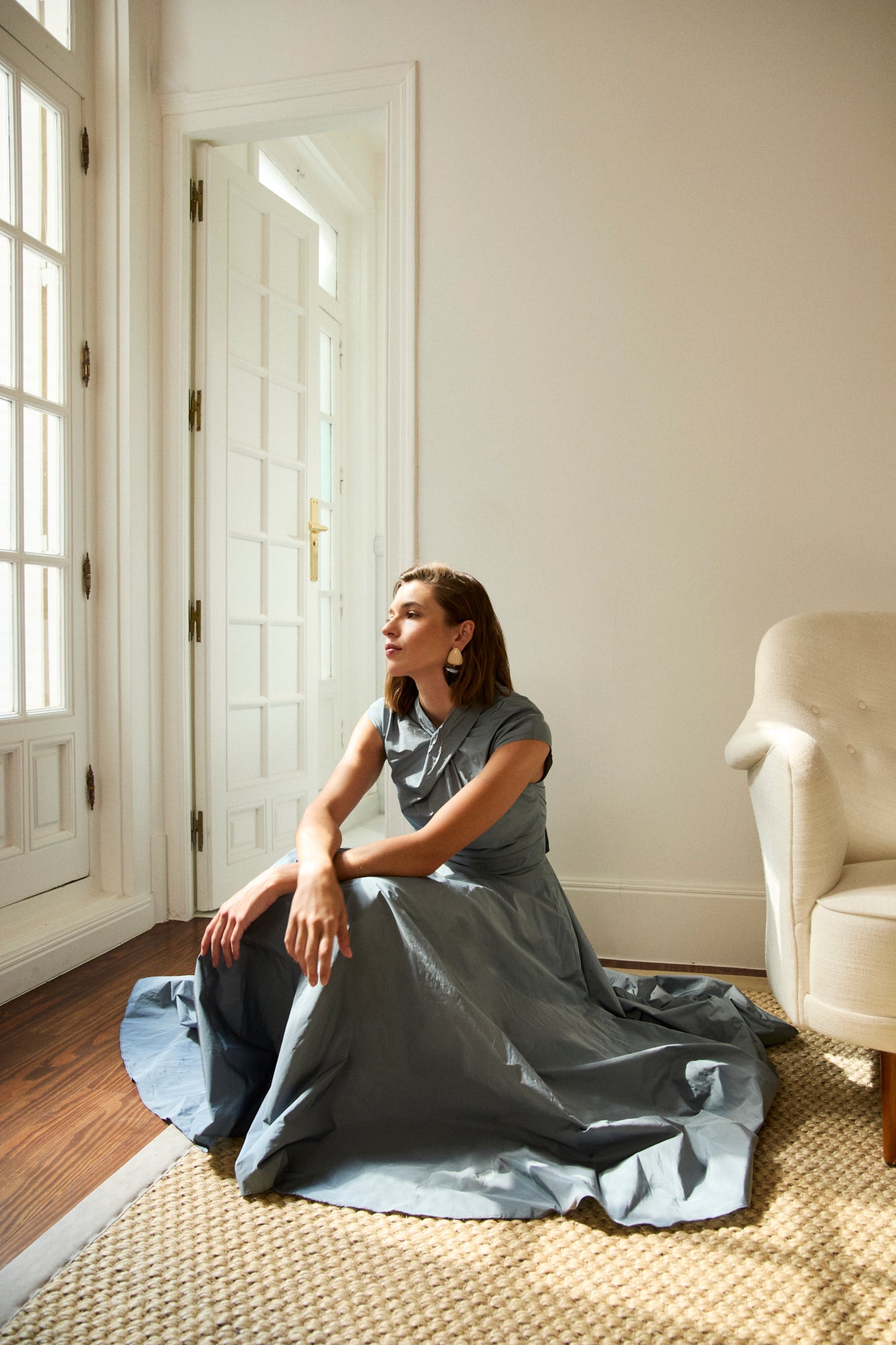 Vestido Carolina Celeste