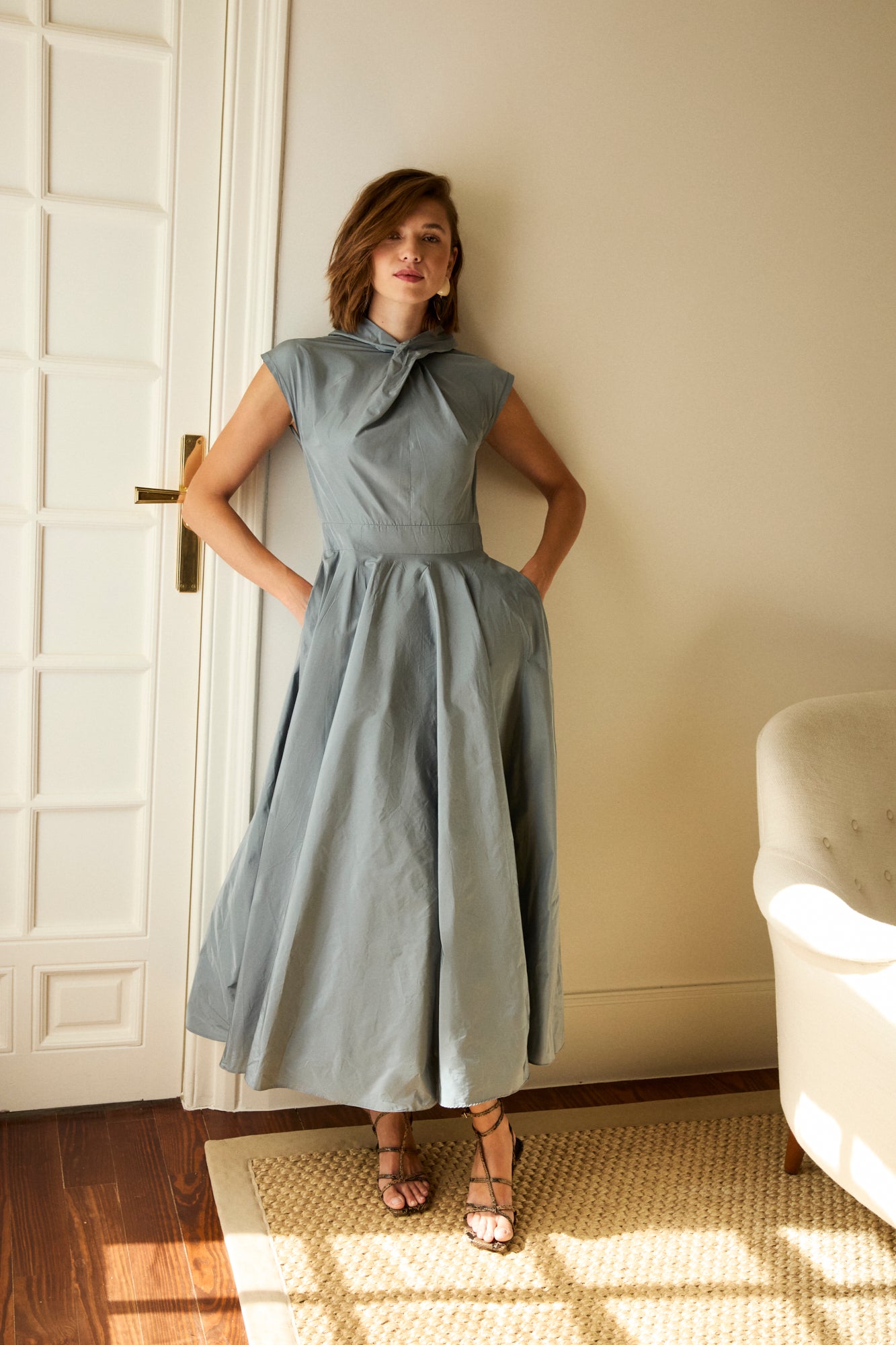 Vestido Carolina Celeste
