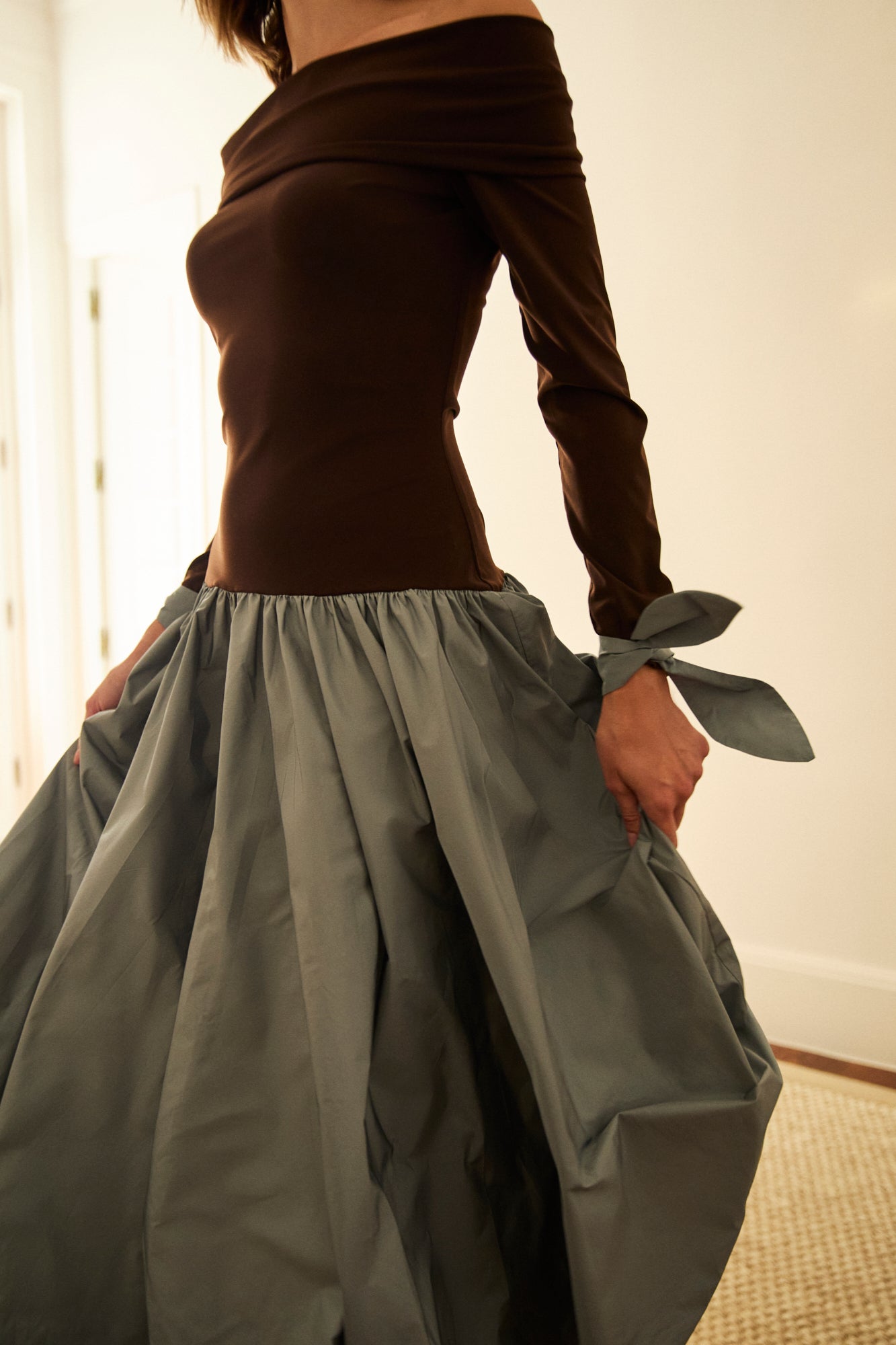 Vestido Clotilde Bicolor