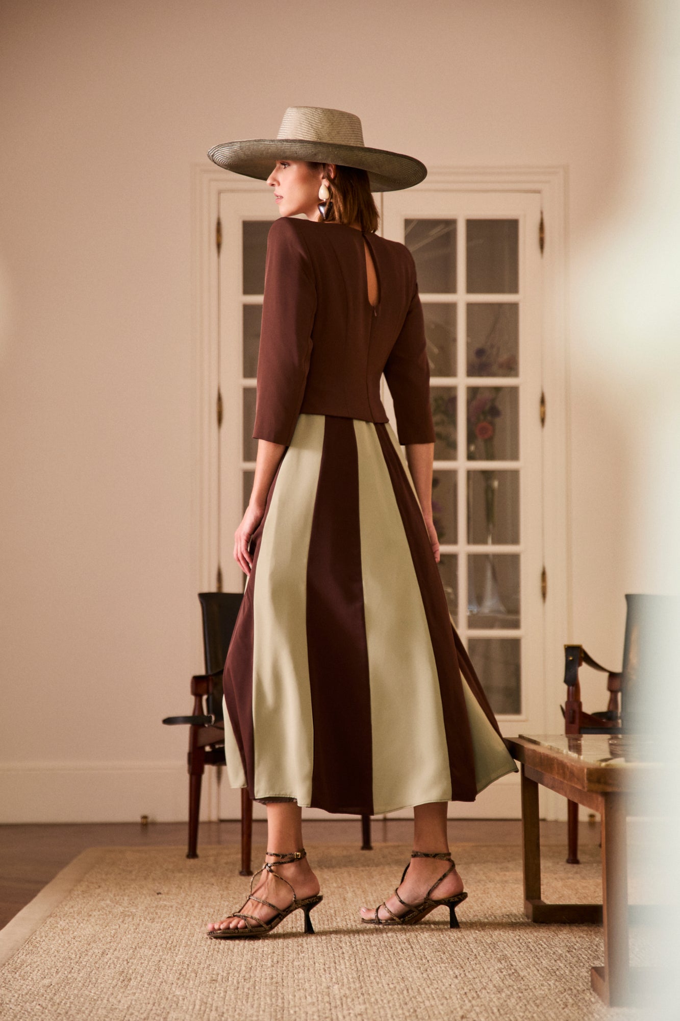 Vestido Julieta Marrón
