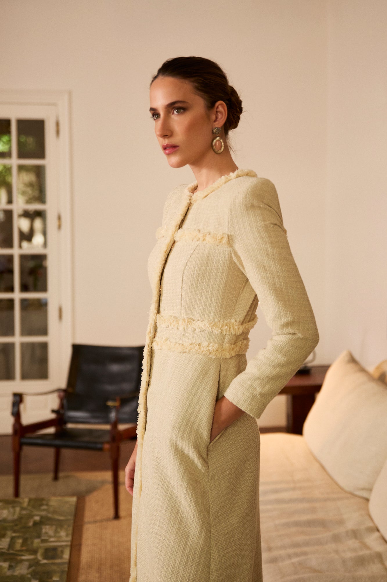 Vestido Malena Crema
