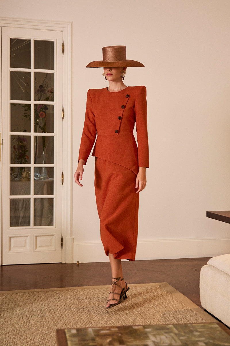 Vestido Fiama Calabaza