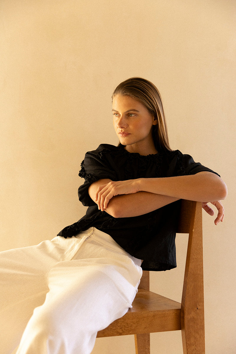 Blusa Rochi Negra