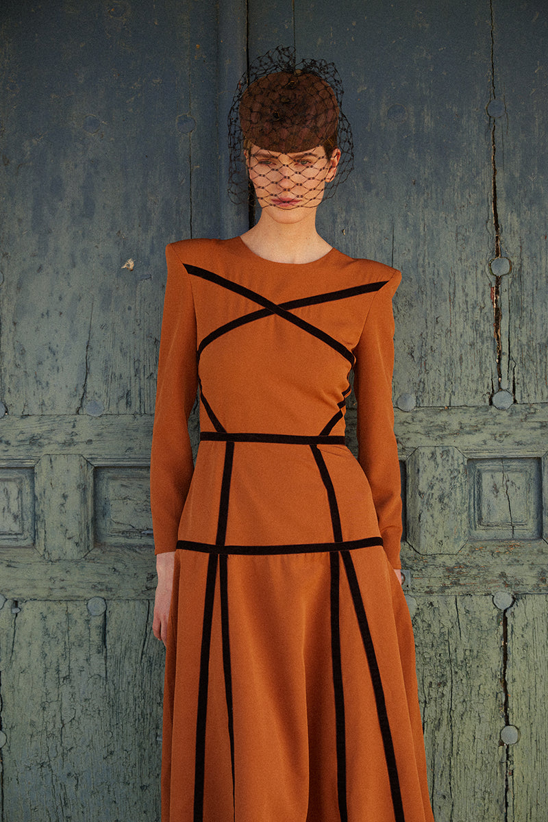 Vestido Ruana Calabaza