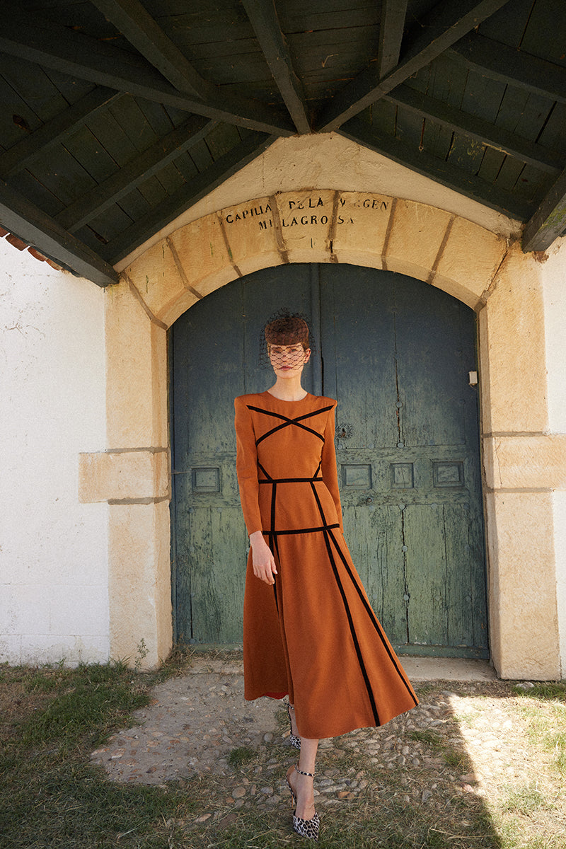 Vestido Ruana Calabaza