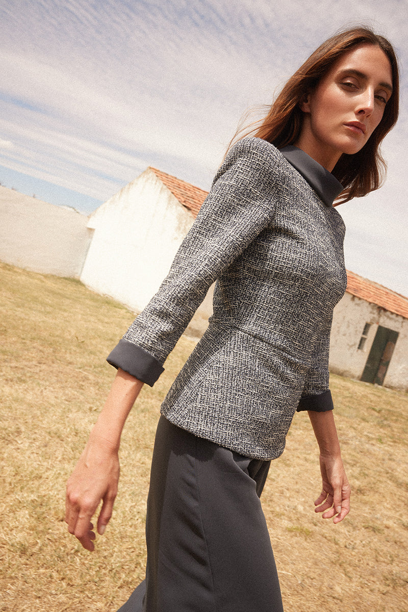 Vestido Leonor Marino