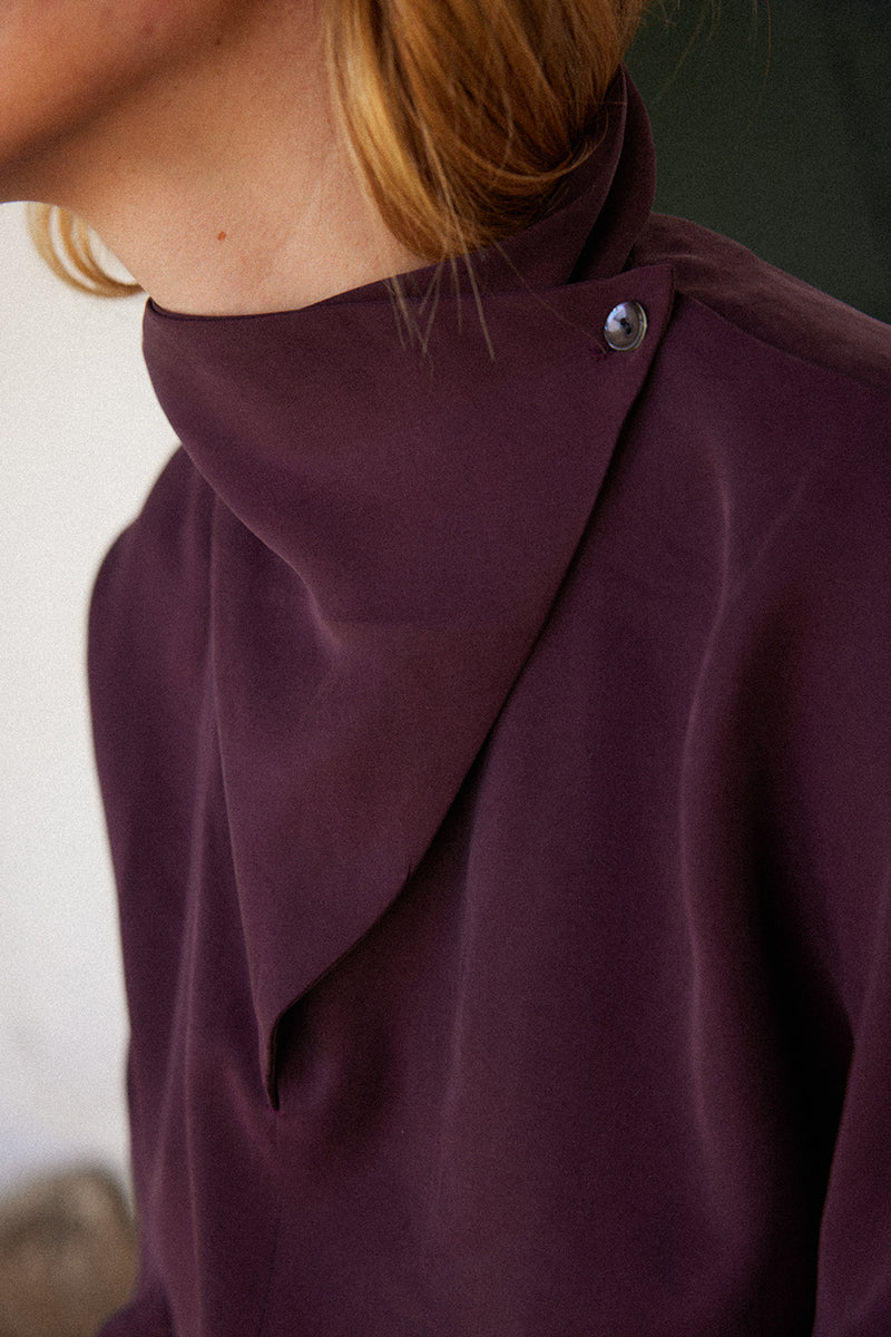 Blusa Marlena Berenjena