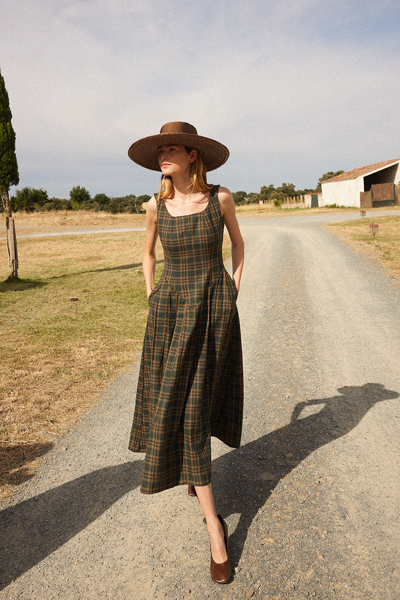 Vestido Martha cuadros - PREVENTA