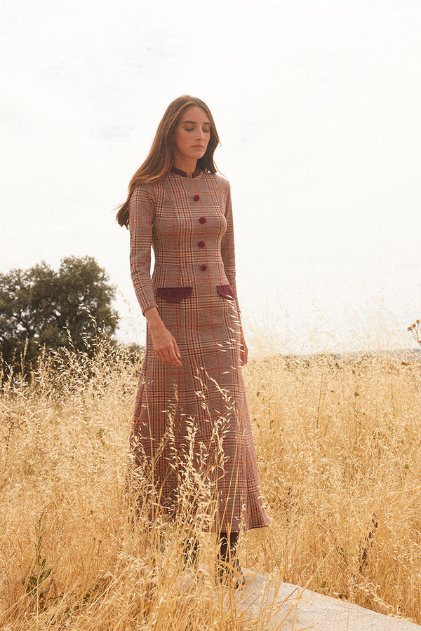Vestido Kira Burdeos