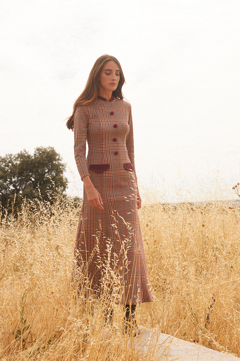 Vestido Kira Burdeos