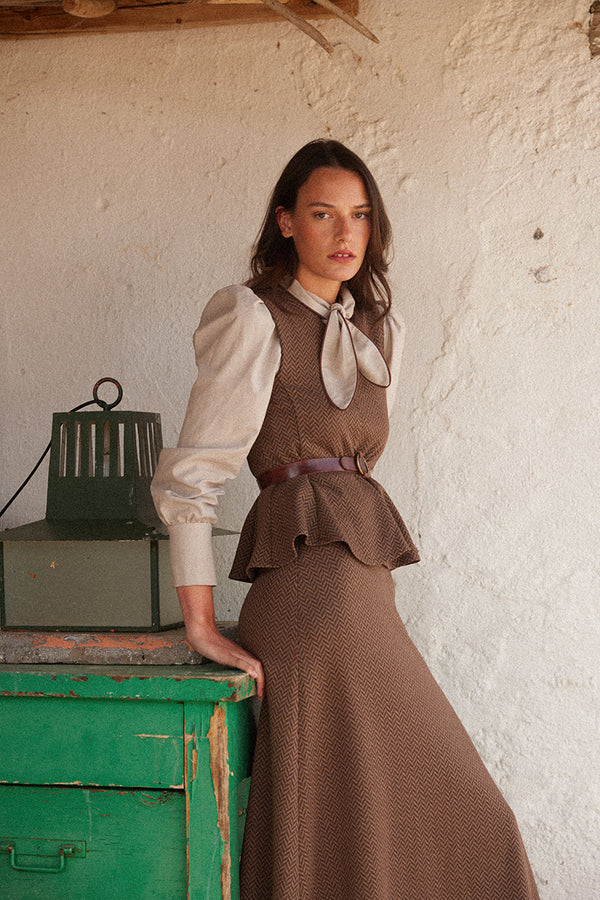Top Luna Marron