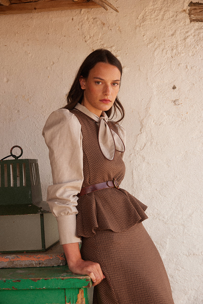 Top Luna Marron