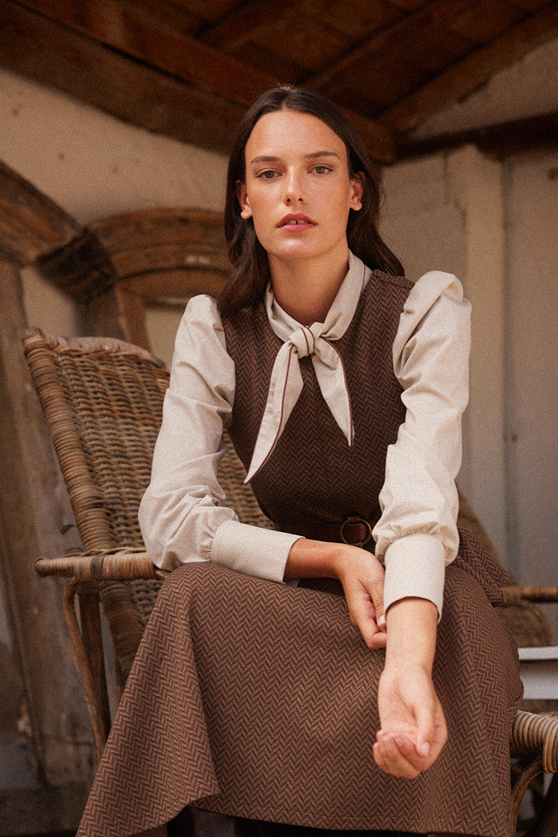 Top Luna Marron