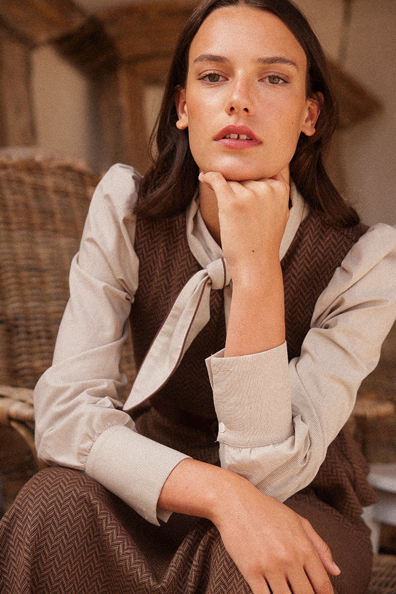 Camisa Ofelia Beige