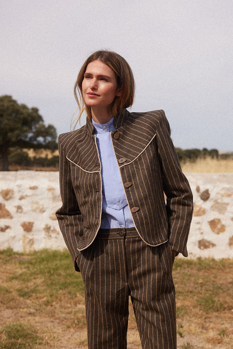 Chaqueta Margaret Marrón