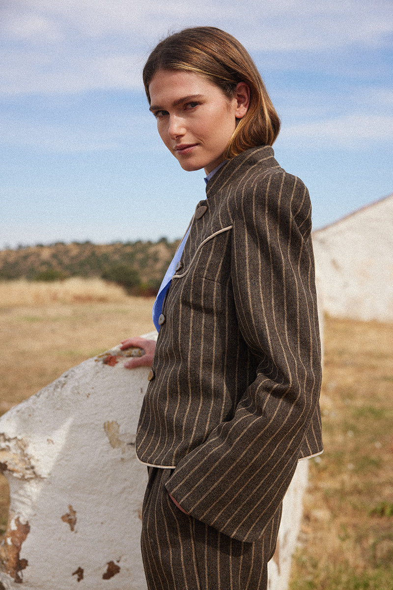 Chaqueta Margaret Marrón