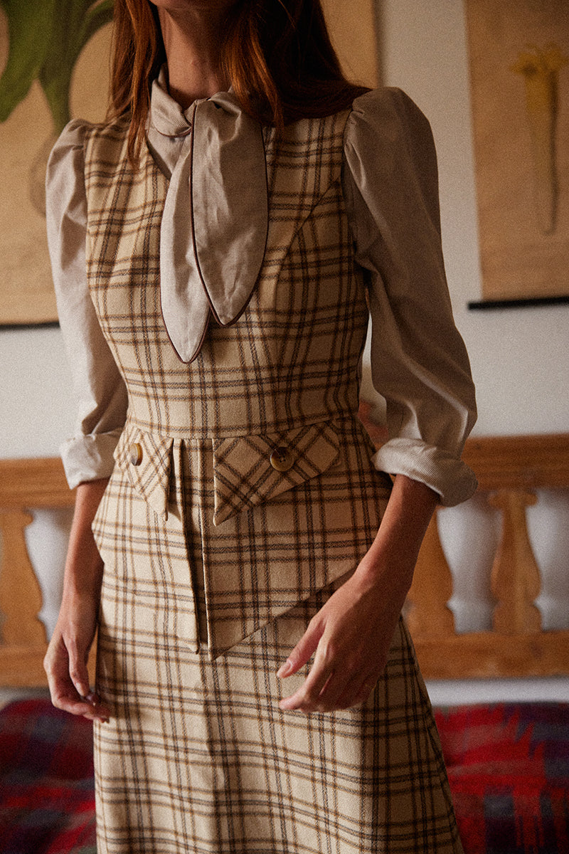 Vestido Africa Beige