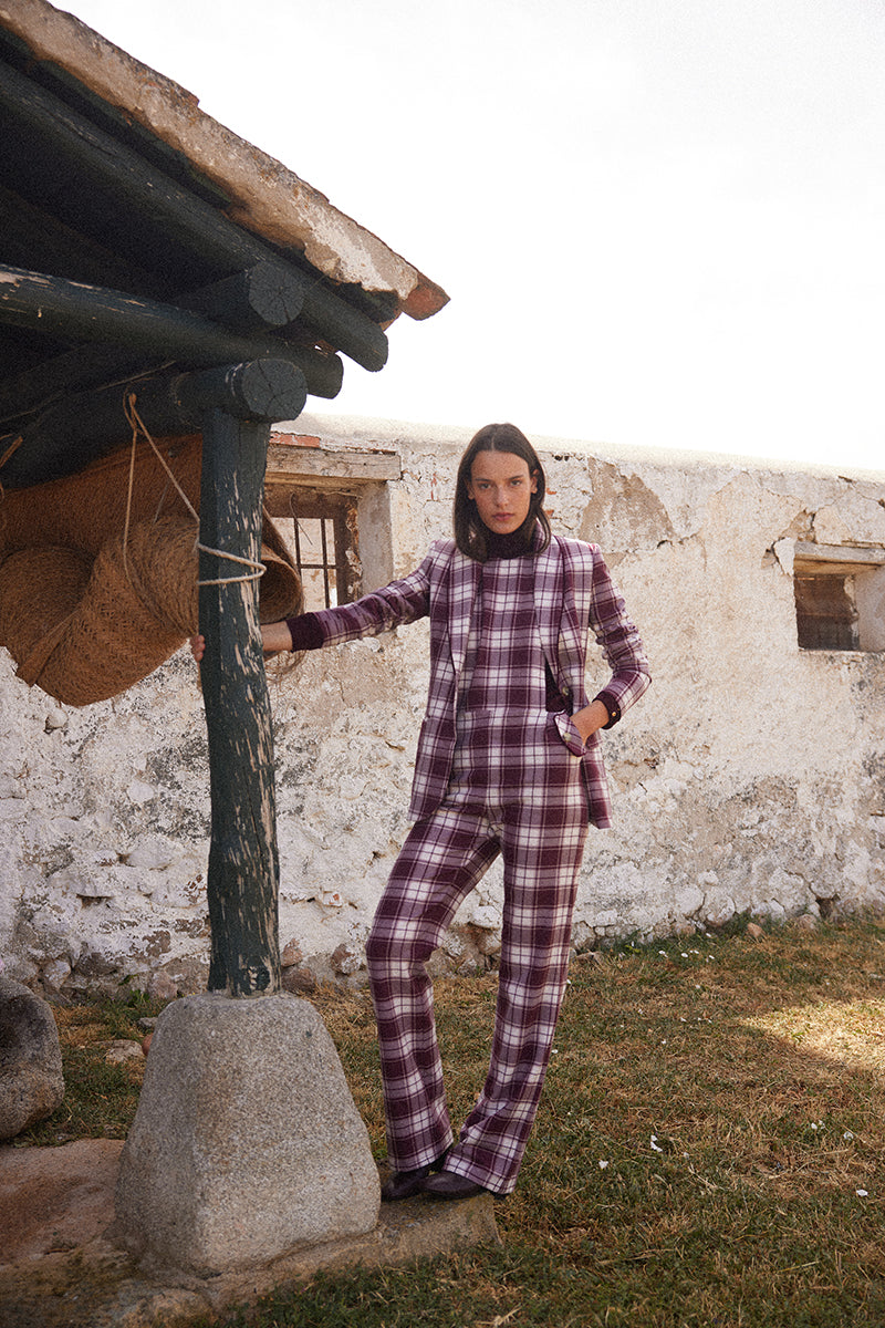 Chaqueta Malene Berenjena