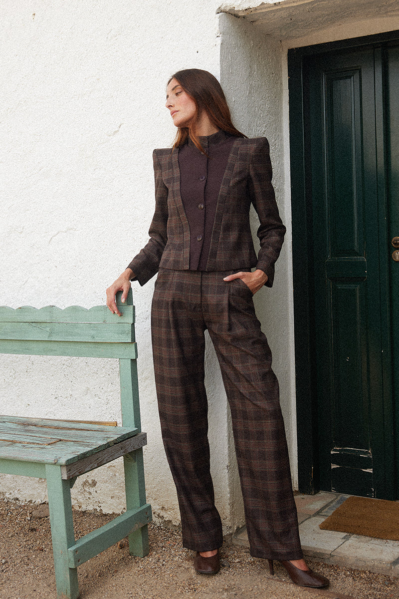 Chaqueta vega Berenjena