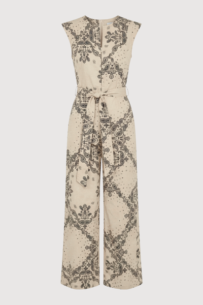 Mono Matilda crema con estampado paisley de Vogana