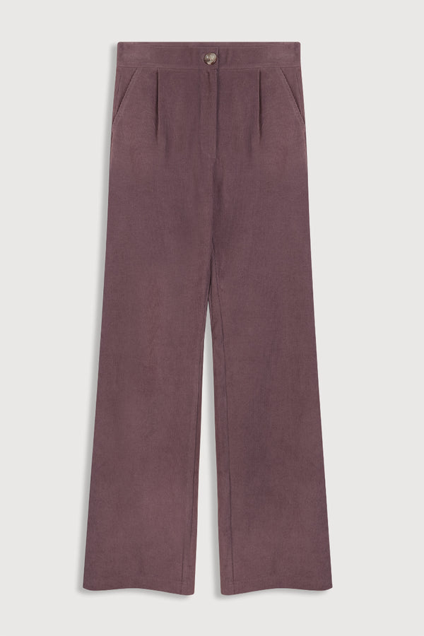 Pantalón Betto Pana Lavanda