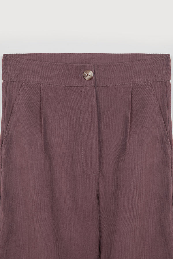 Pantalón Betto Pana Lavanda