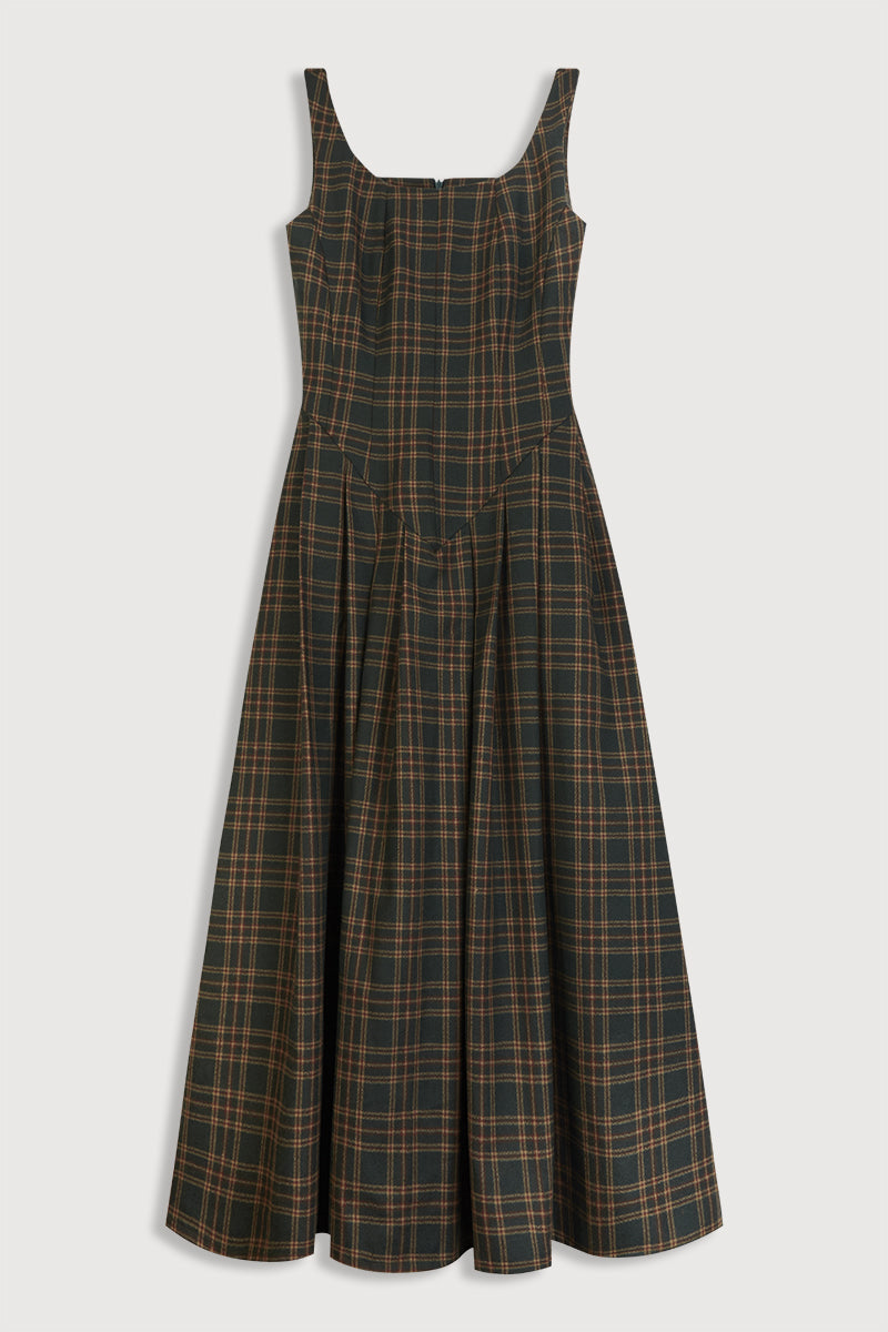 Vestido Martha cuadros - PREVENTA