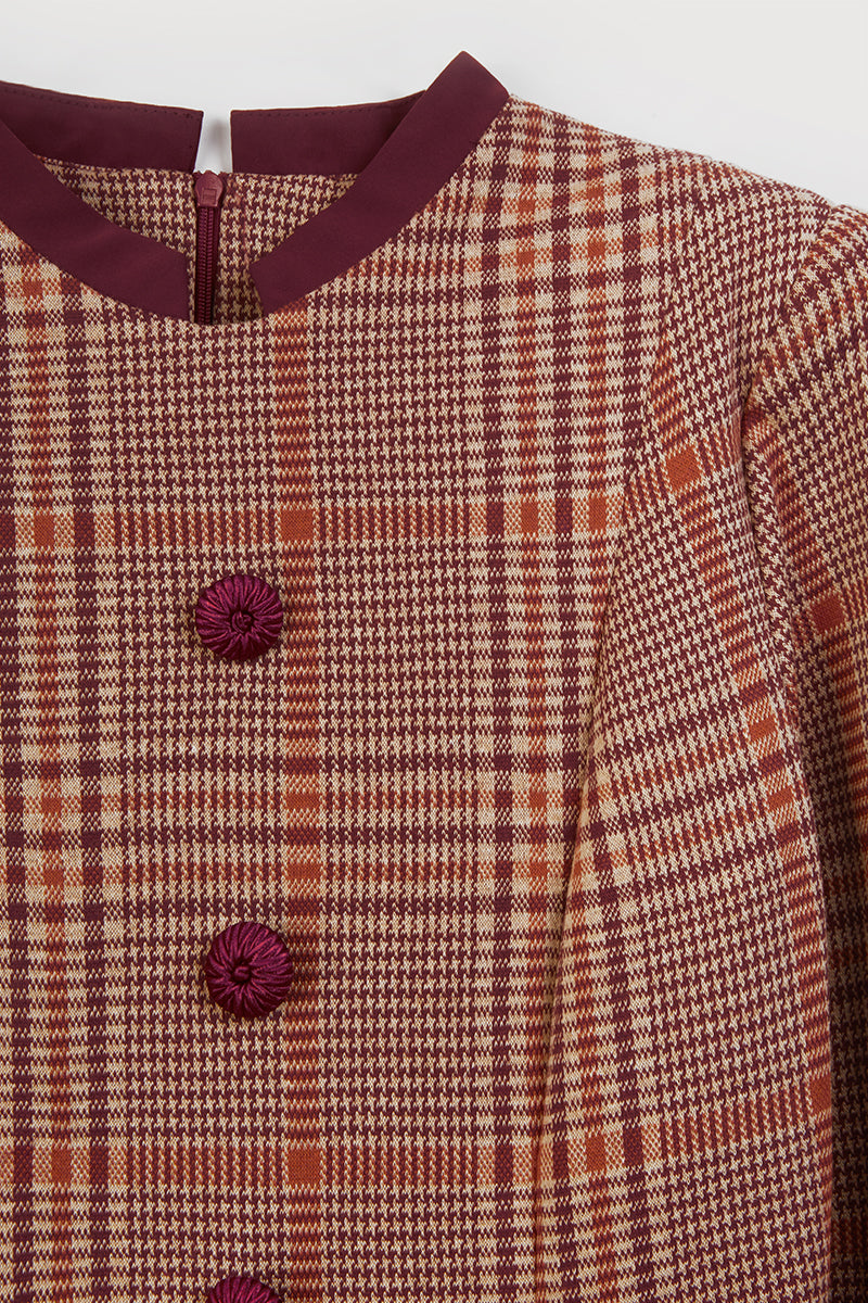 Vestido Kira Burdeos